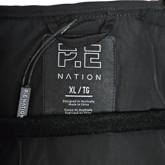 P.E Nation Parallel Cream Black‎ Quilted Hooded Puffer Jacket Size XL - Picture 5 of 15